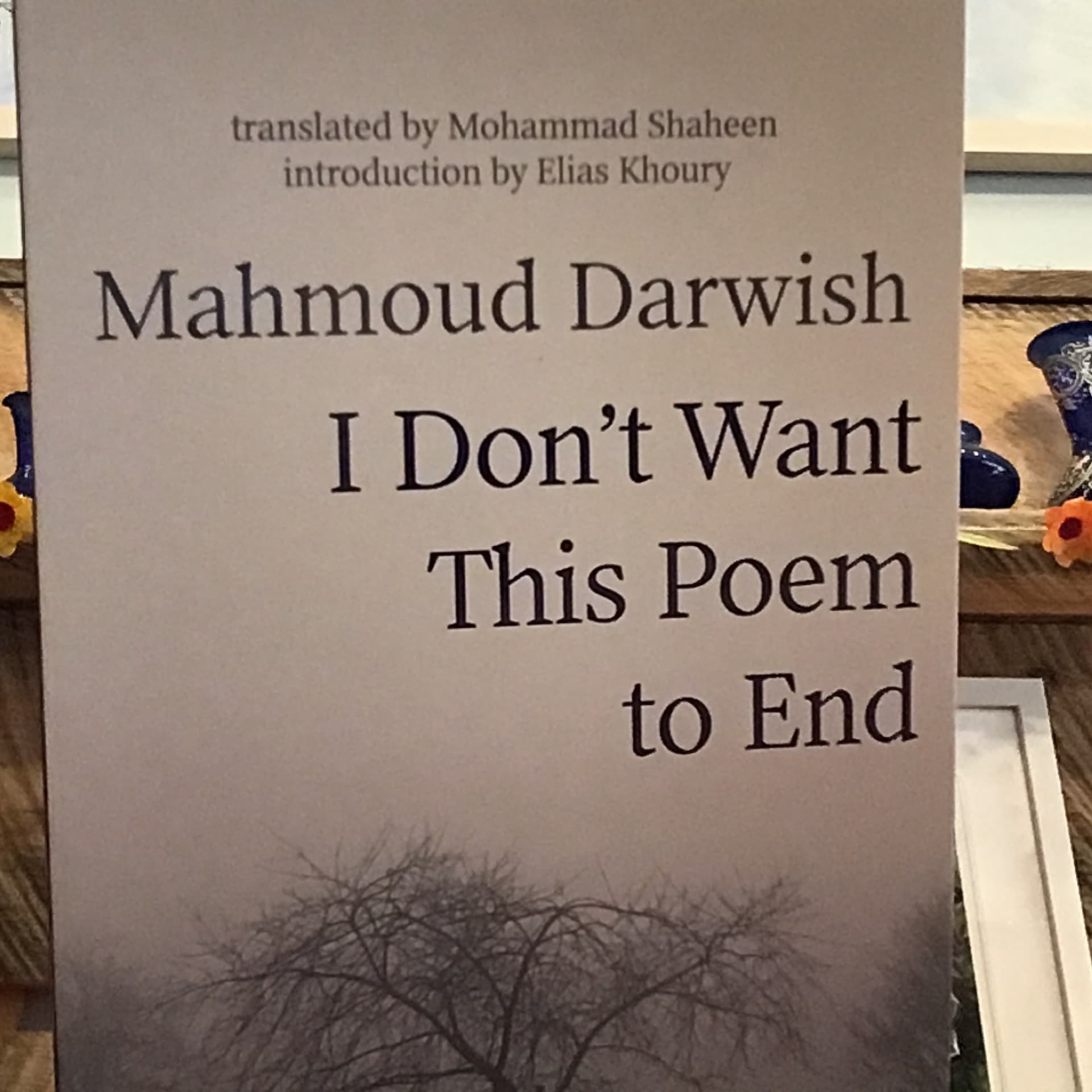 I Don’t Want This Poem to End by Mahmoud Darwish, Translated by Mohammad Shaheen, Introduction by Elias Khoury